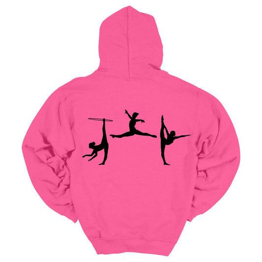 Gymnastics Custom Graphic Hoodie