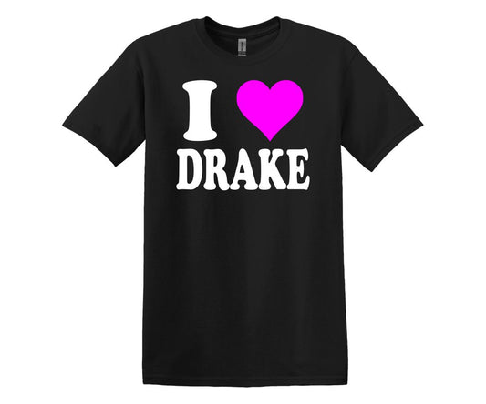 I Love Drake Custom Graphic T-Shirt Hat