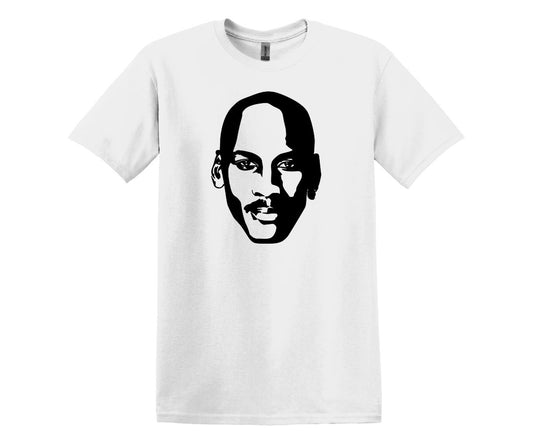 Jordan Face silhouette Custom Graphic T-Shirt