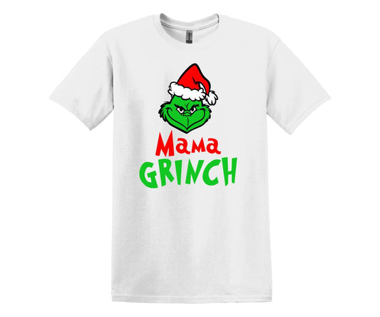 Mama Grinch, Grinch Christmas Theme Custom T-shirt