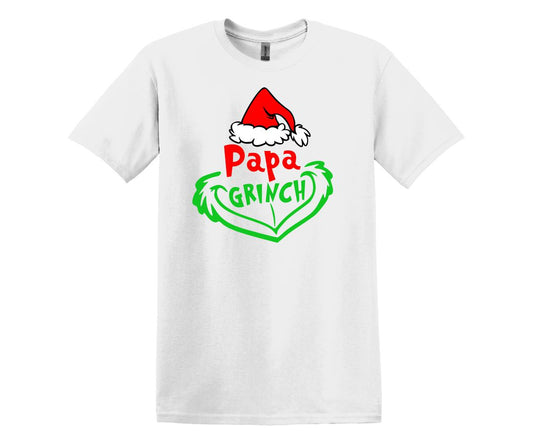 Papa Grinch, Grinch Christmas Theme Custom T-shirt