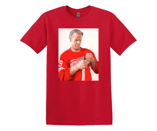 Gordie Howe Mr. Hockey Custom Graphic T-Shirt