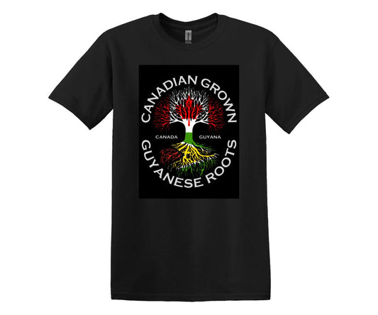 Canadian Grown, Guyanese Roots Custom T-shirt